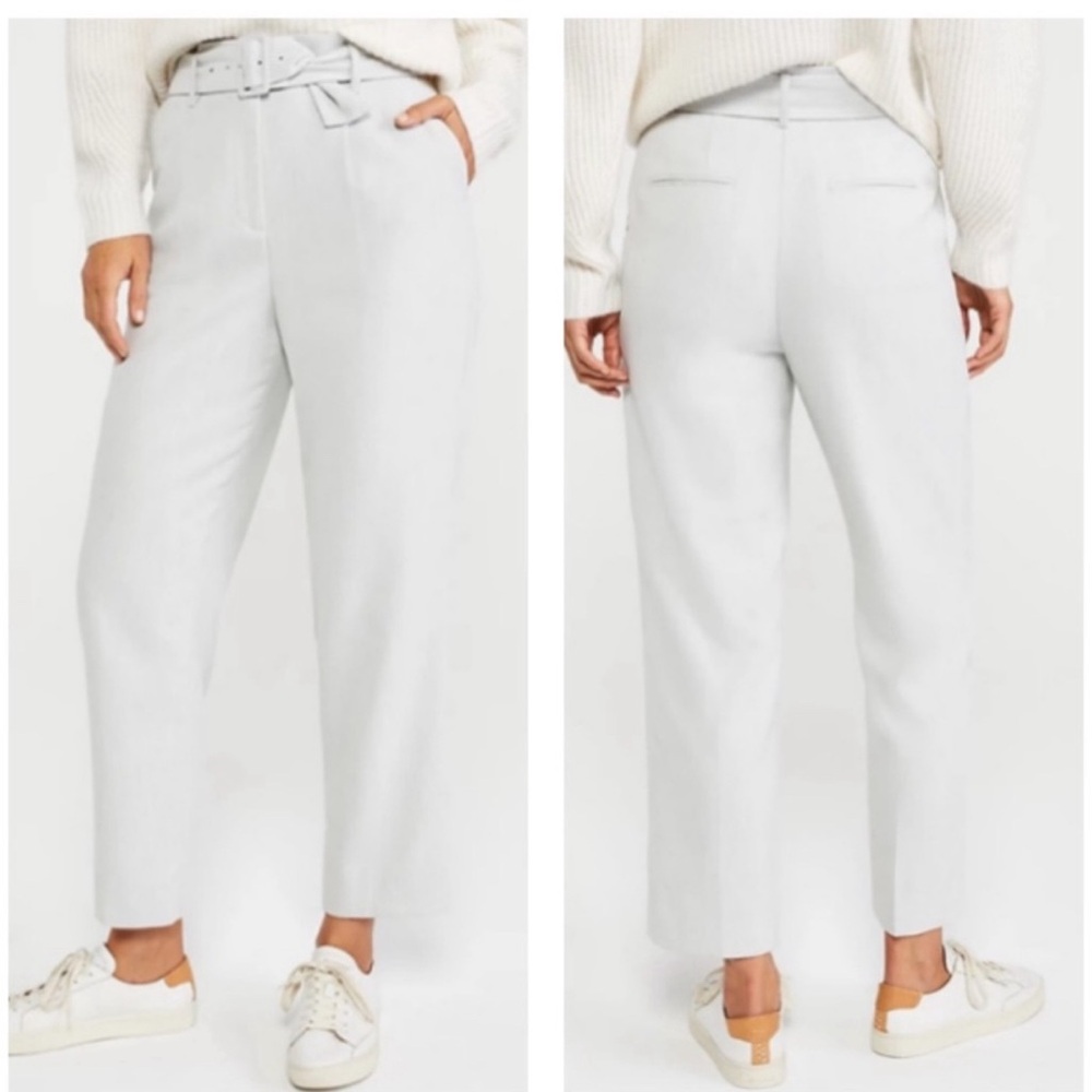 Ann Taylor The Belted Taper Flannel Pant